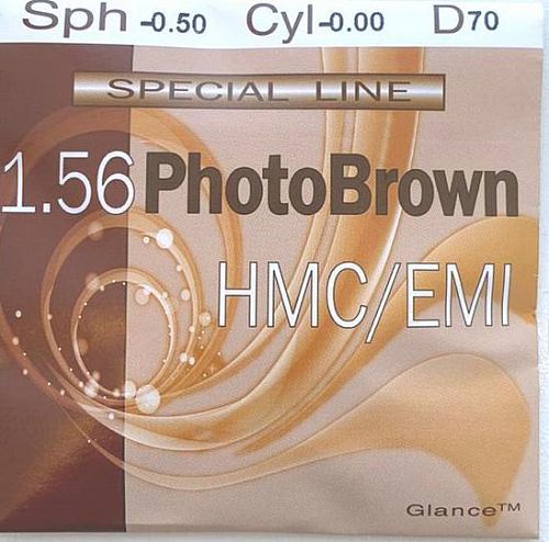 Glance 1.56 HMC фотохром (хамелеон) коричневый
